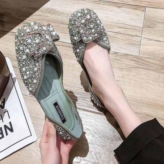 Women's Embellished Elegant Flats: Chic & Stylish Shoes