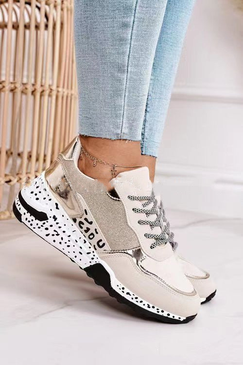 Women’s Lace-Up Platform Sneakers – Sporty, Trendy & Comfy!