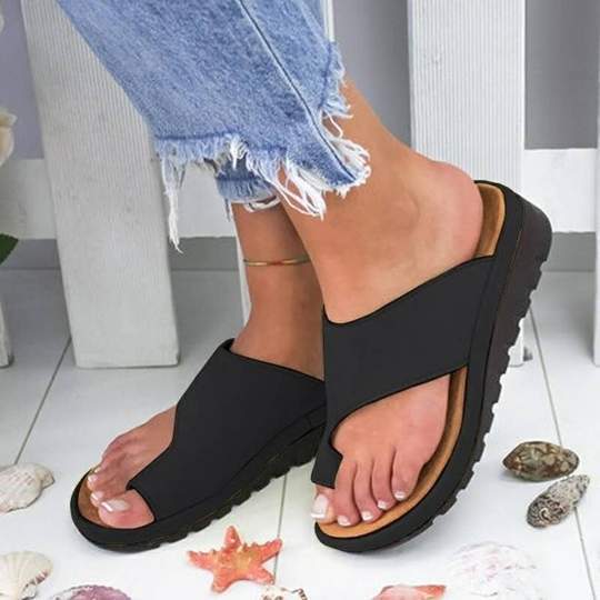 Women’s Soft Toe Sandals: Comfy Flats & Casual Slippers